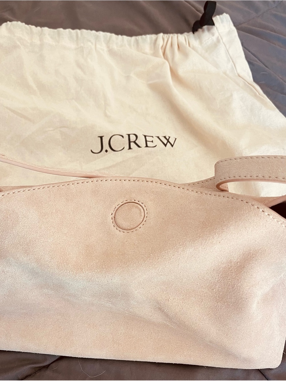 J. Crew Berkeley small shoulder bag light blush pink